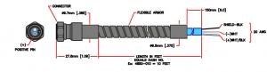 4850   High temp. cable assembly for Model 5485C