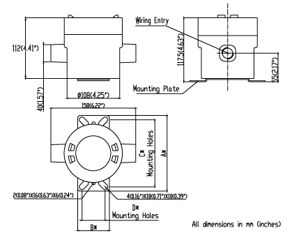 PT580 Line Drawing 1 
