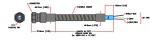 4850   High temp. cable assembly for Model 5485C